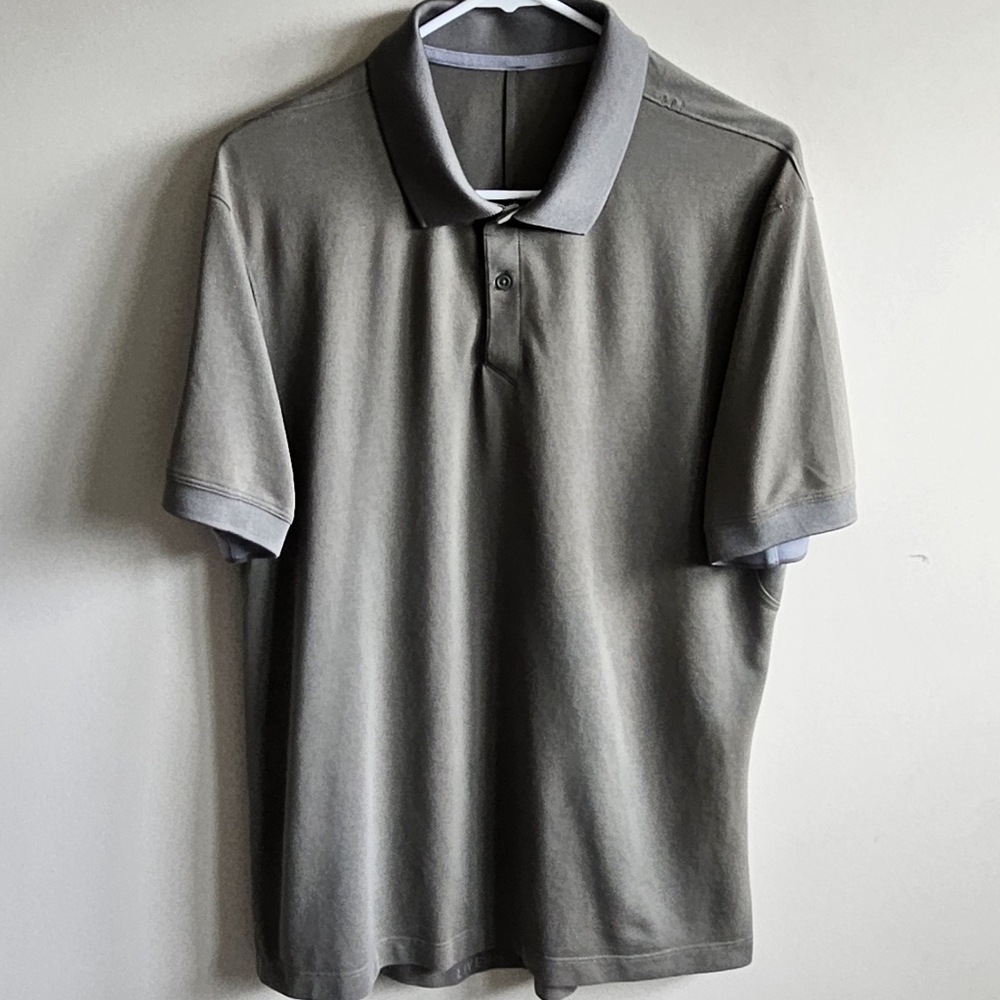 Lululemon Green Polo Shirt